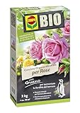 COMPO Bio-Mineral-Dünger für Rosen mit Guano, zugelassen in biologischer Landwirtschaft, 2 kg