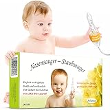 Nasensauger Baby. Das Original. Mit 2 Saugköpfen und Gratis Reinigungsbürste - klinisch getesteter Nasensauger Staubsauger - der sichere und sanfte Baby Nasensauger für jeden Staubsauger