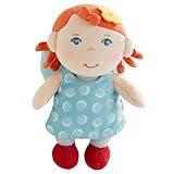 HABA Schutzengel EMI– Kuscheliges Stoffpüppchen (15 cm), ideales Willkommensgeschenk für Babys & Kleinkinder – Waschbar bei 30 °C – 2011872001