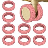 Schutzabdeckungen für Kofferräder – Gepäckräder, Reise-Radabdeckung | Gepäckradentlastung, Radschutzgehäuse, geräuscharm, Rollendeckel, Pink, Se référer au descriptif, Siehe Beschreibung