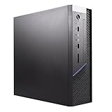 UNYKAch ITX Mini PC-Gehäuse Caviar 1K, schwarz, mit USB 3.0-Anschlüssen und SD/Micro-SD-Kartenleser