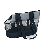 Transporttasche für Hunde und Katzen, Schultertasche für Haustiere, Hundetasche für Kleine Hunde, Leichte Hund Tragetasche Haustiertasche, Atmungsaktiv Bequem Katzentragetasche, Katzentasche