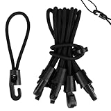 20 Stück Planenspanner Gummispanner mit Haken, 10cm Spanngummi Spanngummis für Planen, Gummischlaufen, Expanderschlingen, Befestigung Plane mit ösen, Zeltgummis für Planen Zelt Banner, Sonnensegel