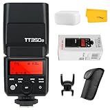 GODOX TT350O Blitzgerät für Olympus Panasonic Kamera, TTL 2.4G Wireless GN36 1/8000s HSS Speedlite, Mini Kamera Blitzgerät kompatibel für Panasonic Olympus Kamera