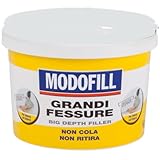 MODOFILL Fertigspachtel - Hochwertige Spachtelmasse zum Ausbessern von großen Löchern und Rissen in der Wand, hohe Füllkraft, Weiß, 1 kg