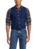 Wrangler Ungefütterte Herrenweste aus Jeansstoff, Denim, X-Large