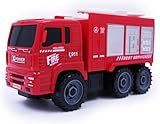 Zoem Brandweerwagen Spielzeug – Vollständig Demontierbar – Inklusive Werkzeug– Inertialantrieb – 1:22 Maßstab