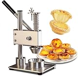 Eierkuchenmacher, Edelstahl Handpresse Werkzeug, Antihaft-Pressmaschine für Muffins, Cupcakes, Mini-Torten - Ideal für private und professionelle Bäcker