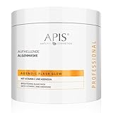 APIS Adeno-C Flash Glow Aufhellende Algenmaske für das Gesicht 200 g mit Vitamin C, Adenosin und präbiotischem Molekül – Feuchtigkeit, Glättung, gesunder Glanz und SPA-Effekt zu Hause