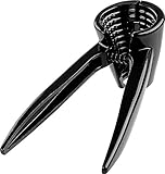 Fackelmann Nussknacker & Schraubverschlussöffner KNAX, Nuss-Knacker und Sektzange, robuster Deckelöffner mit 2in1 Funktion (Farbe: Schwarz), Menge: 1 Stück