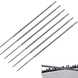6 Stück Kettensägenfeile Rundfeile,Rundfeilen Für Kettensägen 4,8 Mm,Gehärtete Stahllegierung Rundfeilen Zum Instandsetzen Und Schärfen Sägeketten Rasenmäher Kettensägenkette Schärfwerkzeuge