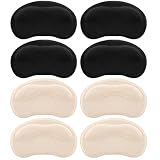 WLLHYF 4 Paar Fersengriffe, Schuhpolster, selbstklebende Fußpolster, Polster für zu lockere, große Schuhe, schneidbare Ferseneinlagen, Schuheinlagen für Männer und Frauen