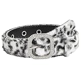 OSNIYAW Dehnbarer Gürtel Mit Leopardenmuster Verstellbarer Bund Für Damen Und Herren Weicher Elastischer Sicherer Verschluss Alltagskleidung Damen Leopardengürtel