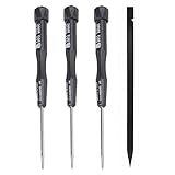 3-teiliges Kreuzschlitz Schraubendrehern Set, PH0 PH00 PH000 Präzisionsschraubendreher mit rutschfestem Kunststoffgriff – ideal für Smartphones, Tablets, Laptop, PC