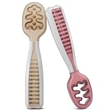 NumNum Baby Spoons Set NumNum Babylöffel, Silikon Esslernlöffel für Baby ab 6 Monate - BPA-frei - Lernlöffel und Breilöffel für BLW und Beikost Zubehör - Ideales Esslernbesteck