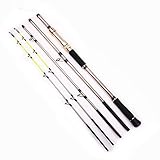 Trohollis Angelrute,Teleskoprute Marine-Rod Super Hard Carbon-Sea Fishing Rod Metallbeschläge(3.0 m)