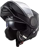 LS2 Herren Scope Solid Motorrad Helm, schwarz, XXL