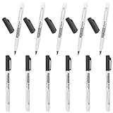 COHEALI 12 Stück Teiliges Whiteboard Marker Feinspitze Schnell Trocken Abwischbar Markerstifte für Büro und Schule Schwarz Praktisch für Präzises Schreiben und Graffiti