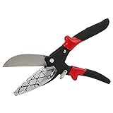 Eujgoov Mehrwinkel-Gehrungsschere, Kanalschere, Fasenschneider, Gehrung, 45-Grad-Winkel, Holzbearbeitungswerkzeug, 65 Mm Schnittbreite, für Kunststoff, Zierleisten, PVC, Fliesenkanten