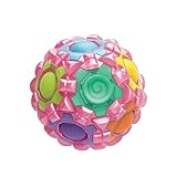 Regenbogen Puzzle Ball - 2,95 Zoll Puzzle Stressablagerung - Fidget Ball 3D - Gehirnteaser -Puzzlespielspielzeug - Bildungsspielzeugstrumpffüller für Kinder und Erwachsene