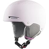 Alpina ZUPO - Sicherer, Stoßabsorbierender, Belüfteter & Schlagfester Skihelm Für Kinder, Light-Rose matt, 51-55 cm