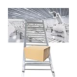 Leichte Förderschlitten – unangetriebene Rolle für Lager & Fabriken, Lieferentladungsrolle – ideal für Kaufhäuser & Kühllager (0,3 x 1 m)