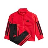 adidas Unisex Baby ESSENTIALS CLIMACOOL TRACKSUIT, Pure Ruby/Black, 3-4 Years