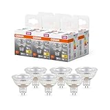 OSRAM Star Reflektor LED-Lampe für GU5.3-Sockel, klares Glas ,Warmweiß (2700K), 345 Lumen, Ersatz für herkömmliche 35W-Leuchtmittel, nicht dimmbar, Multi-Pack