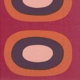 IHR Ideal Home Range - Papierservietten Marimekko MELOONI bordeaux 20 St. Lunch-Servietten 33 cm x 33 cm