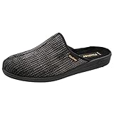 Fischer Frank, Herren Pantoffeln, Grau (grauschwarz 662), 42 EU (7.5 UK)
