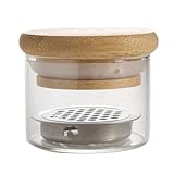 Highly Nails Pinsel-Reinigungsbehälter, transparentes Design, auslaufsichere Basis für professionelle Nagelkunst, große Kapazität, Nagelwerkzeug-Reinigungsbecher