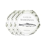 Feinkost Machado Sardinen Paté 3er Pack – Portugiesische Lebensmittel & Feinkost Geschenke | Fischkonserven & Pastete aus Sardinen | Feinkost Weihnachten | Geschenk Feinkost