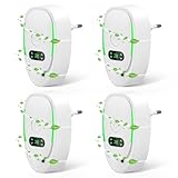 Luftreiniger Air Purifier IonizerGenerator,Plug In Air Purifier 4pack,Tragbarer Mini-Ionisator für zu Hause,Plug in Negativ Ionen Luftreiniger für Büro,Zimmer,Badezimmer,Rauch,Haustiere,Geruch säubern
