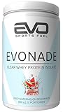 EVO SPORTS FUEL EVONADE Clear Whey Protein Isolate Pulver | Juicy Watermelon | 800g | Refreshing Protein Drink mit Clear Whey Isolate | geprüfte Qualität | Made in Germany (1er Pack)