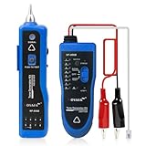 NOYAFA Netzwerk Kabeltester, RJ11 RJ45 Netzwerkprüfer, POE Leitungssuche für Telefon/Ethernet/Tongenerator/Metall, Ethernet-Kabelprüfer Kabel-Toner mit Kopfhörer und Taschenlampe