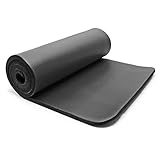 Campingmatte schwarz 185x80x1.5cm Isomatte Zeltmatte Schlafmatte Festival rutschfest extradick