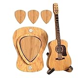 Gitarrenkoffer zur Auswahl, Akustikgitarrenbox aus Holz, einzigartiger Gitarren-Aufbewahrungsbox, Gitarrenhalter mit 3 Gitarren-Auswahlmöglichkeiten, Gitarrenaufbewahrungsbehälter