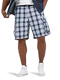Lee Herren Big & Tall New Belted Wyoming Cargo Short Cargos, Blau kariert, 54