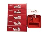 Winston Aktionsset – 2000 Winston King Size Hülsen, Easy Maker Zigarettenstopfer & exklusives Zubehör