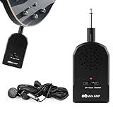 Gitarrenverstärker – Kabelloser Musikverstärker, kompakter E-Gitarren-Bass-Verstärker, persönliches Übungsgerät, integriertes Effekt-Soundsystem | Für Home Performance School Studio Jam Session Record