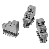 jojofuny 1 Satz Kiefer Center Centroo Metallmaterial Klemmbacken Maschinenzubehör Zeniter Drehfutter Mini-spannfutter Aus Metall Spannbacke Aus Metall 3-backenfutter Minifutter Silver 3st