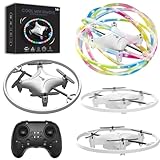 2025 Kleiner ferngesteuerter Drohnen-Quadrocopter, 360-Grad-Flip-LED-Licht, 90-Grad-Kreisflug, 8-12 Jahre altes Kinderspielzeug, Mini-Drohne