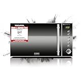 CASO | MG20 Ceramic menu 2-in-1 Mikrowelle mit Grill | Keramikboden und Grill-Rost für 2 Ebenen, 900 W, 1000 W Grill, 20 L, Edelstahl, verspiegelt