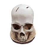 Schädel Messerblock Schädel | Gruseliger Messerhalter | Horrorkopf Küchenständer | Gothic Küchenmesserblock für Halloween Dekoration