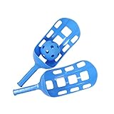 Toyvian 1 Satz Satz Kugelspiel Rasen fangen Scoop Fang- und Wurfspiel hat Toys hühner spielsachen Outdoor draußen Kid Toys Schaufel- und Wurfballspiel Blue