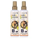 Albaöl - Air Fryer Spray, 2 x 190 ml Flasche I Geeignet für alle Heißluftfritteusen und andere Kochanforderungen bei Temperaturen bis zu 250°C (2)