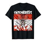 Dirndl Lederhose Hirsch Bier Oktoberfest Outfit Hemd Italien T-Shirt