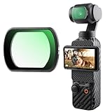 Walking Way Black Mist Filter 1/4 für OSMO Pocket 3 Black Promist Diffusion Filter Magnetische Diffusionsfilter, Verträumte Weichzeichner Effektfilter mit Multi-Nano-Beschichtung für DJI OSMO Pocket3