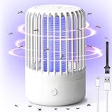 Insektenvernichter Mückenfalle Elektrisch, Mückenlampe Mückenschutz Insektenfänger UV-Licht Insektenvernichter, Leistungsstarke USB Schädlingsbekämpfungsfallen für drinnen und draußen