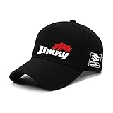 Baseballmütze Reisemütze Rennmütze, für Suzuki Jimny Cap Baseballkappe Männer Baseballkappe Unisex Baseballkappe Basecap Cap,B-Black